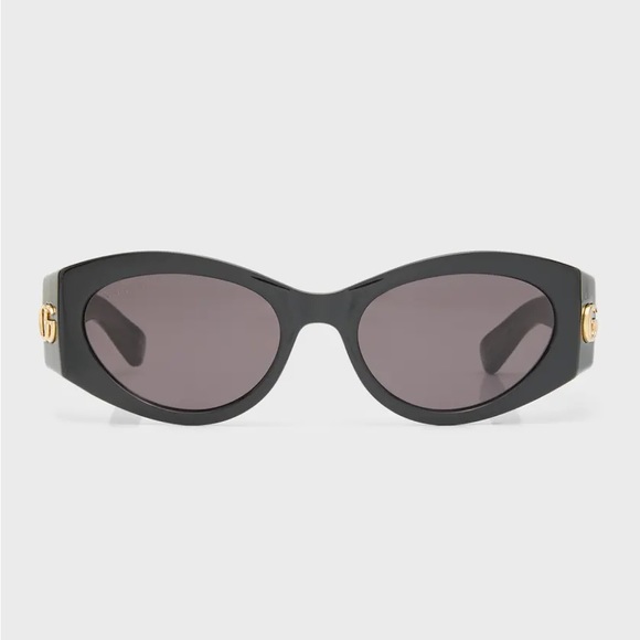 💯 Original Gucci Monogram Acetate Cat-Eye Sunglasses - Picture 9 of 16